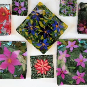 Fused Glass Glorious Flowers Tutorial