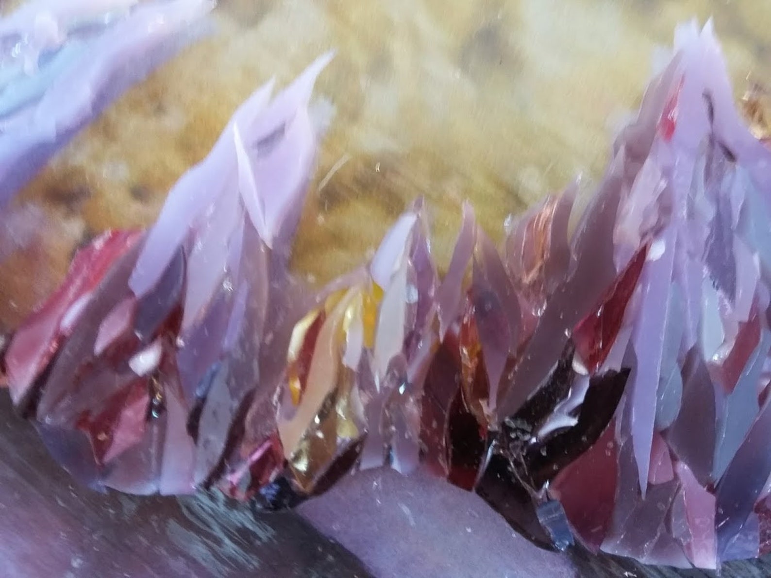 Fused Flowers Using Tiny Shards of Glass Tutorial Etsy