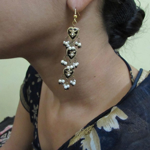 Light Weight Earrings - Beautiful Earrings, Light Weight Jewelry, Light Weight Jewellery, Indian Lakh Earrings For Womens & Girls