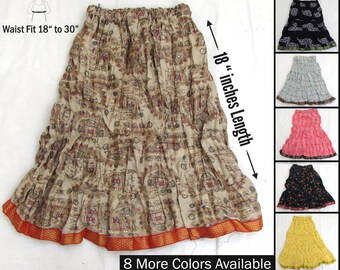 long summer skirts 18 inch drop
