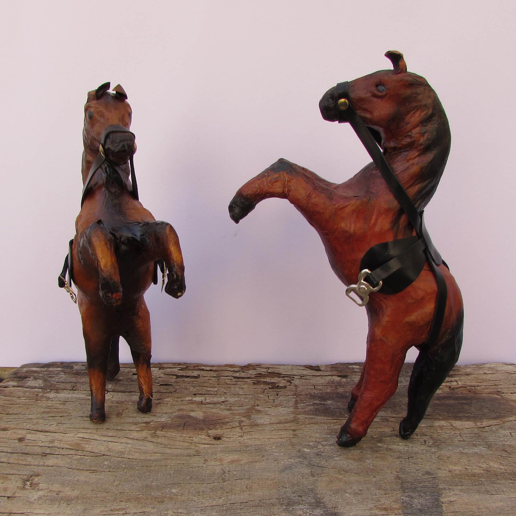 10 Leather Horse Sculpture Leather Horse Statue Horse Etsy