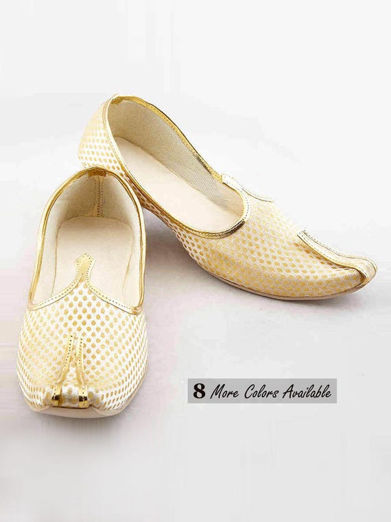 Men's Wedding Bridal Shoes For Men's Handmade Shoes Indian Men's Wear Indian Shoes Indian Mojari For Men Traditional Shoes Men