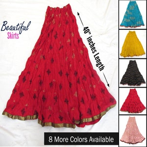 Cotton Skirts - Buy Cotton Skirts Online for Women & Girls at Best Price. Waist 26 To 42 Inches Stretchable, Cotton Longs Skirts/Lehenga