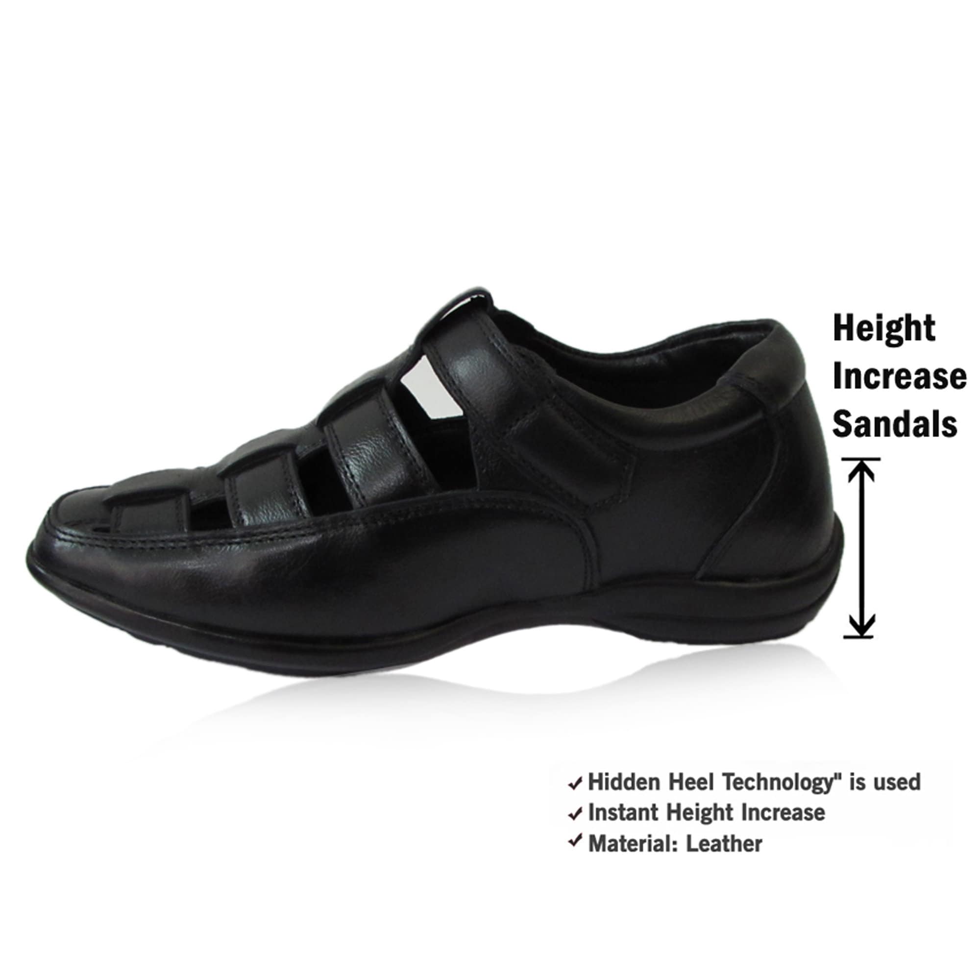 Elevator Sandals Height Increasing Sandals for Men 3 Taller Shoes Etsy Canada