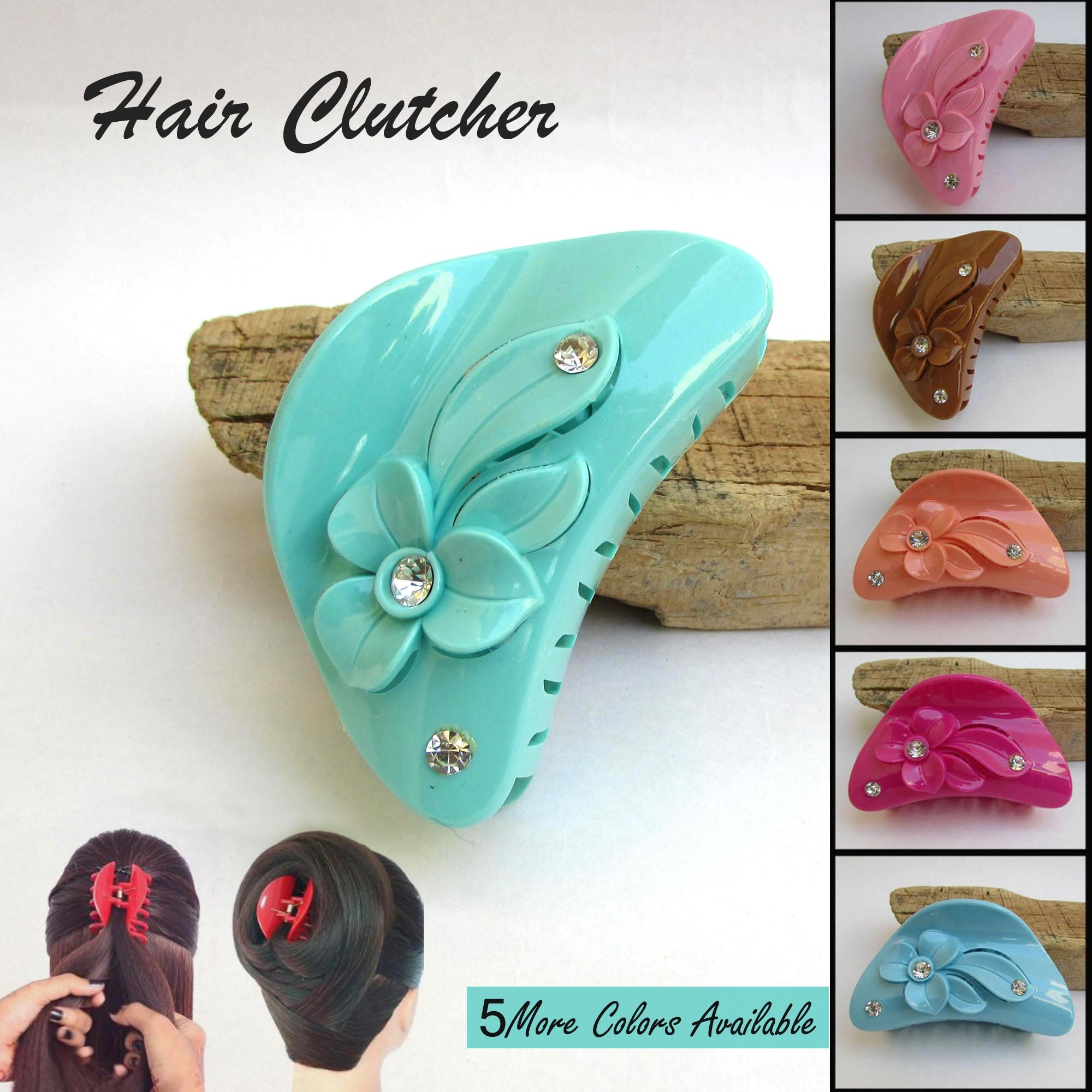 Hair Clips - Hair Clutcher | Hair Claw For Women/ Hair Accessory/ Designer Hair Clips/ Beautiful Hair Clips For Women And Girls