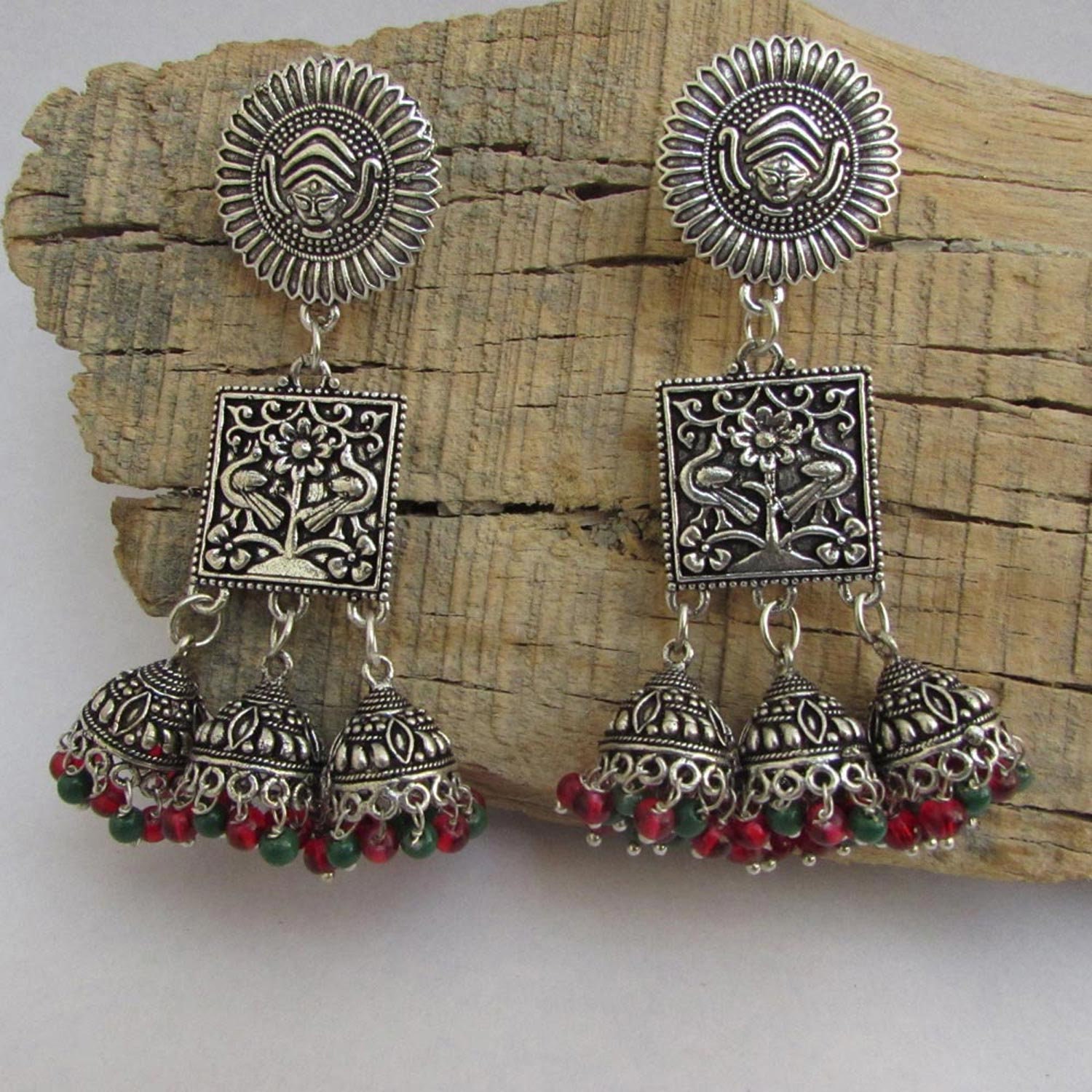 Bollywood Ethnic Jhumka Earrings Indian Traditional Banjara Jewelry | eBay