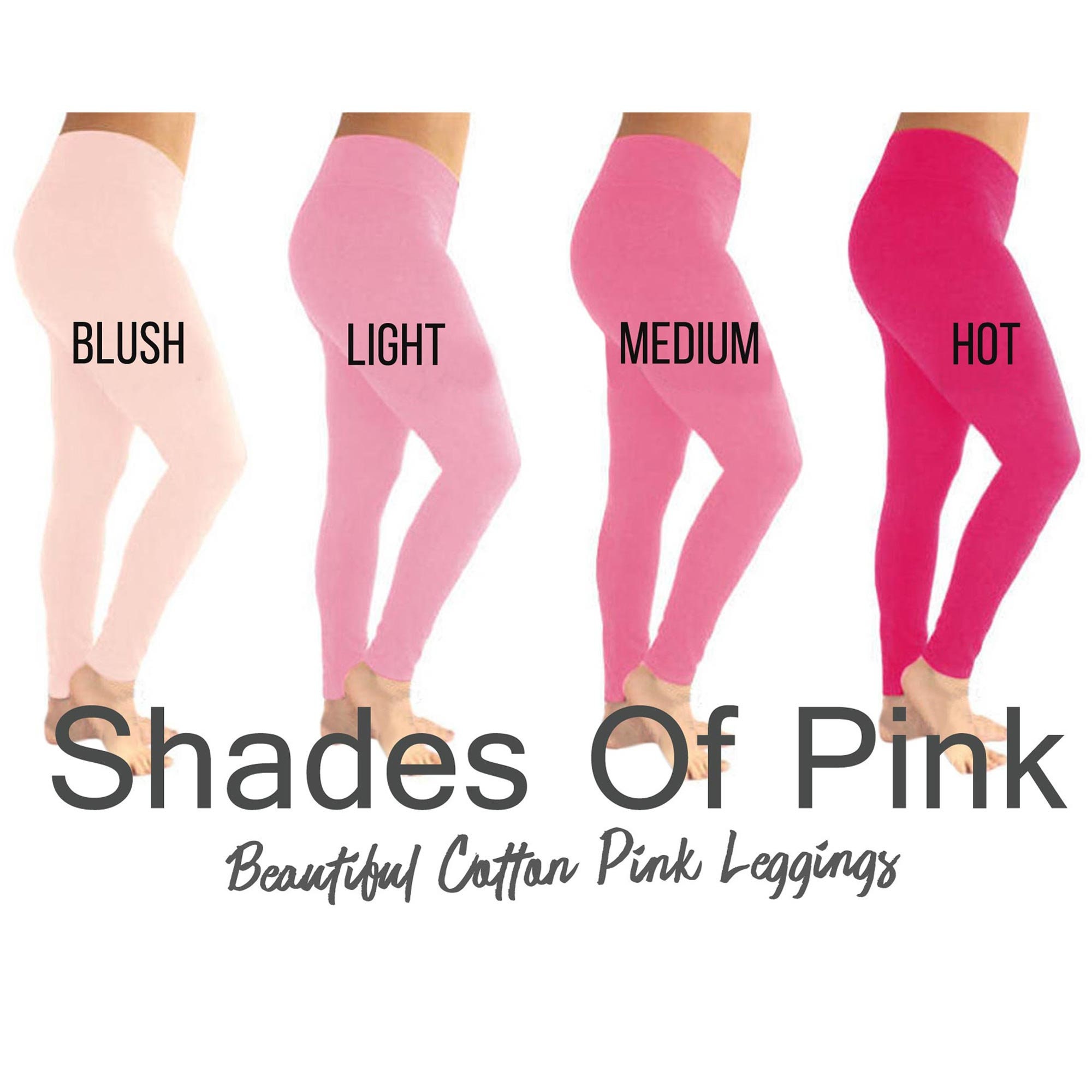 Pink Leggings Cotton Pink Leggings, Blush Pink Leggings,leggings