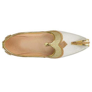 Mens Wedding Mojari – Handmade Indian Sherwani Shoes