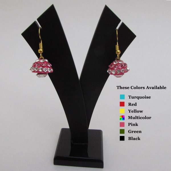 Lac Jewelry, Lakh Jewelry,Lac Jewellery, Lac Jewelry Sale, Lac Multi Color Earrings/ Indian Jewelry