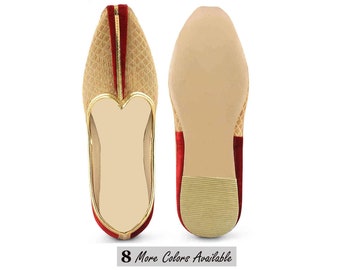 Indian Traditional Shoes For Men - Sherwani Shoes | Jutti / Mojari Shoes | Wedding Mojari | Groom Mojari | Indian Mojari For Men