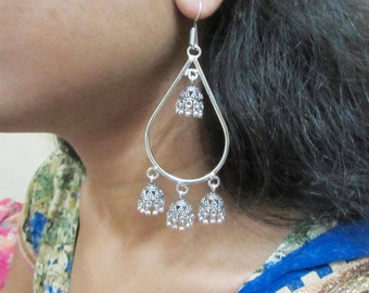 Indian Bollywood Earrings, Lovely Earrings / Very Beautiful Earrings / Indian Traditional Earrings For Women & Girls