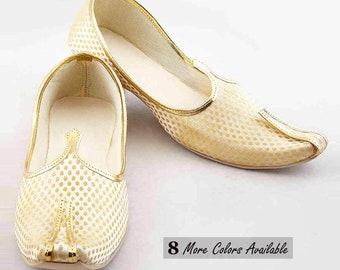 Men&#39;s Wedding Bridal Shoes For Men&#39;s Handmade Shoes Indian Men&#39;s Wear Indian Shoes Indian Mojari For Men Traditional Shoes Men