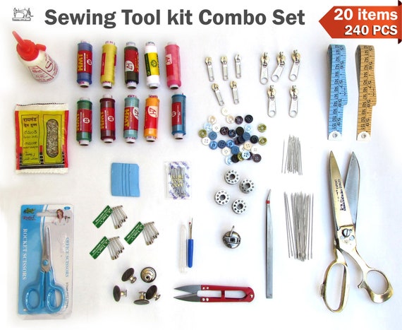  Sewing Kit - Mend Your Clothes w/This Hand Sewing Kit for  Adults at Once, Basic Needle and Thread Kit w/Essential Sewing Supplies for  Small Repairs