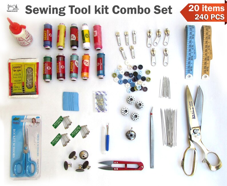 Sewing Tools Kit Tailoring Tools Kit 20 Items/240 PCS Etsy