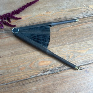 Antique Mourning Fan Victorian Mourning Fan-Antique Black Mourning Fan-Victorian Mourning Victorian Macabre image 9