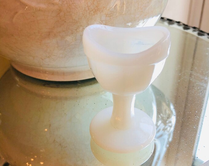 Antique Milk Glass Eye Wash Cup Vintage Milk Glass Eye Cup Antique