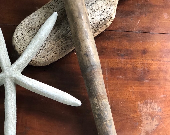 Antique Wooden Maine Ships Belaying Pin Wood Sailing Ship Belaying Pin