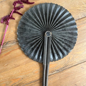 Antique Mourning Fan Victorian Mourning Fan-Antique Black Mourning Fan-Victorian Mourning Victorian Macabre image 2