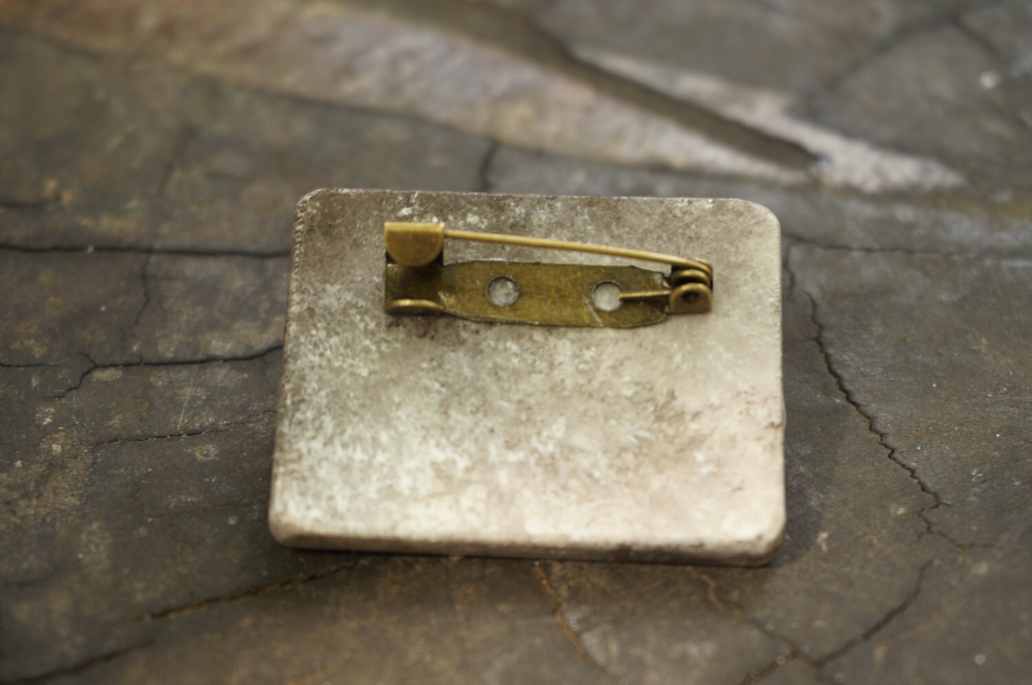 Hebrew Light Brooch Hebrew Letters Brooch Pin Rustic Jewelry Industrial