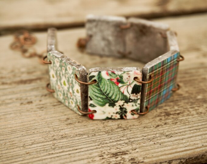 Green Woodland Bracelet, Green Bracelet, Woodland Bracelet, Nature ...
