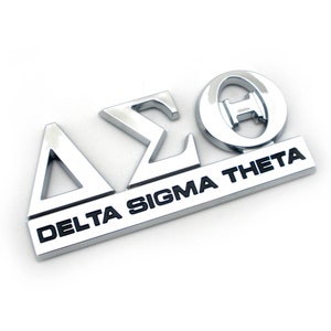 Delta Sigma Theta Sorority, Inc. Car Decal