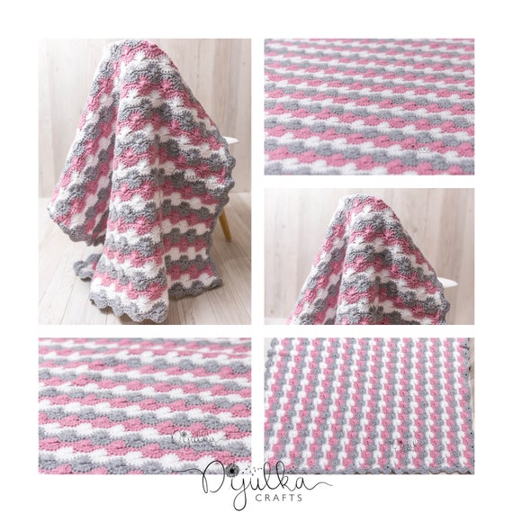 Couverture De Bebe Au Crochet Fait Main Etsy