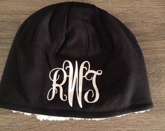 monogrammed winter hats
