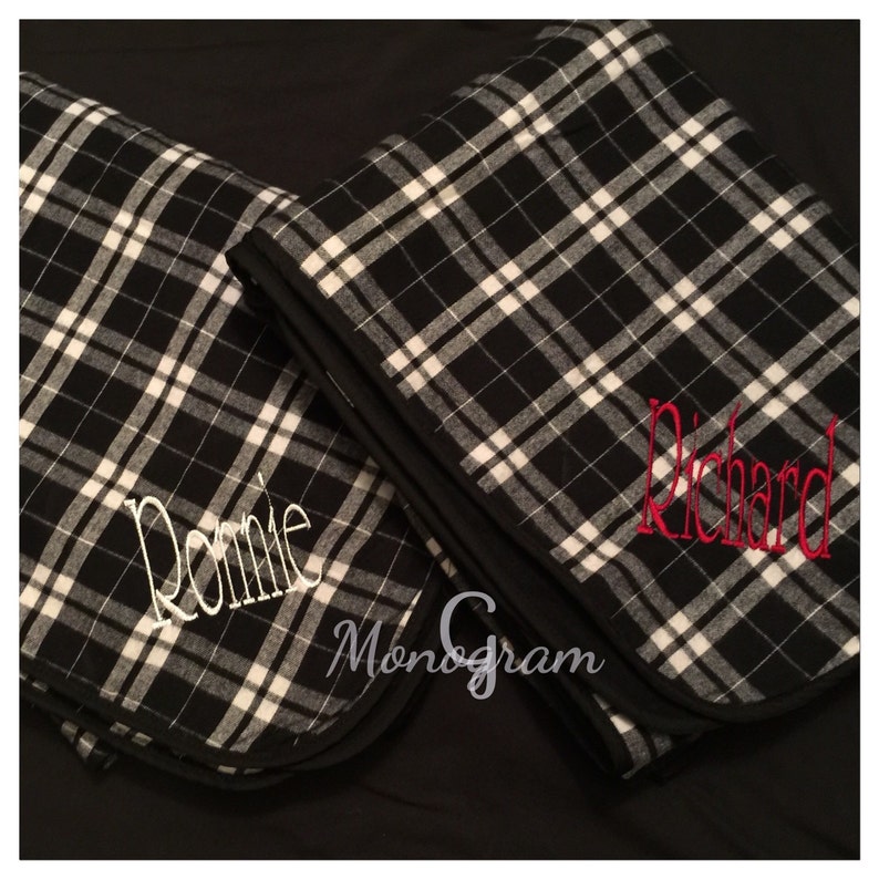 Monogram Blanket Monogram Fleece Blanket Personalized BlanketFlannel Blanket