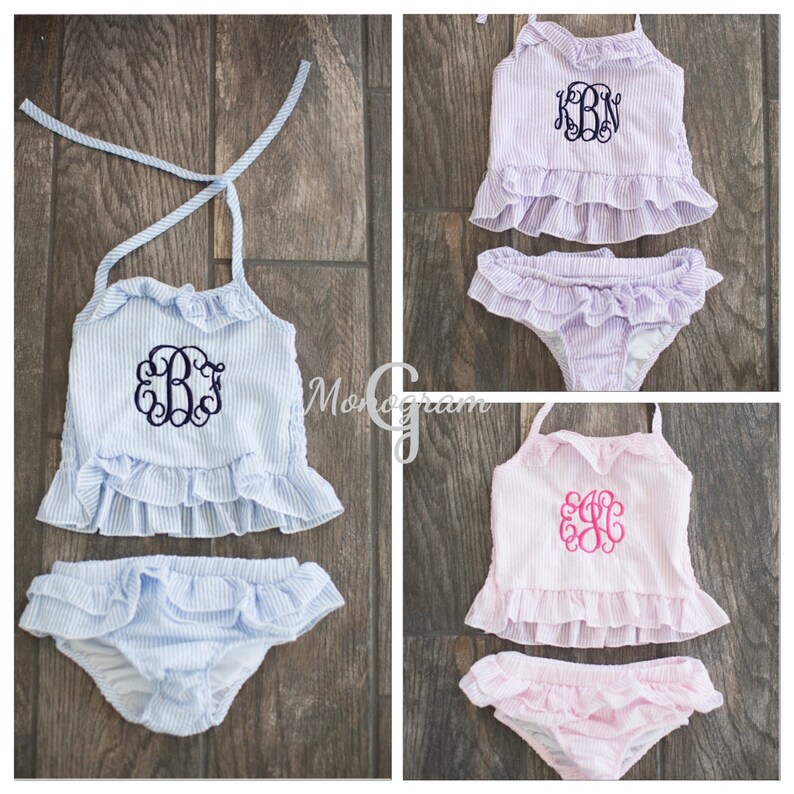 baby seersucker swimsuit