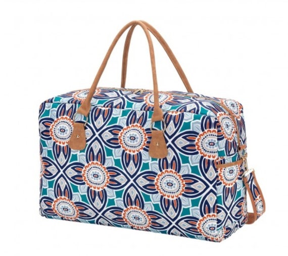 monogrammed travel bag
