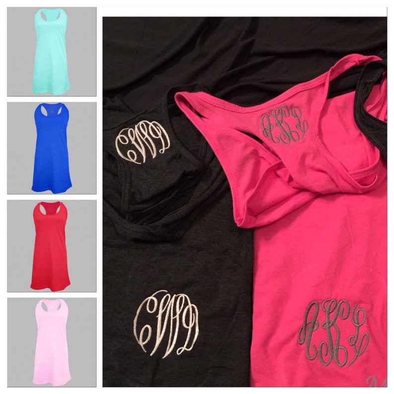 Monogram Racerback Cover Up dress Monogram Dress Racerback Dress