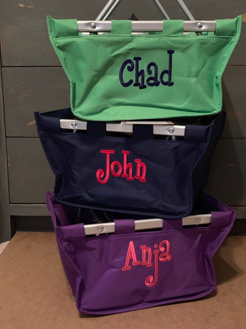 SALE Monogrammed Mini Market Totes Monogram Market Tote Mini Market Tote