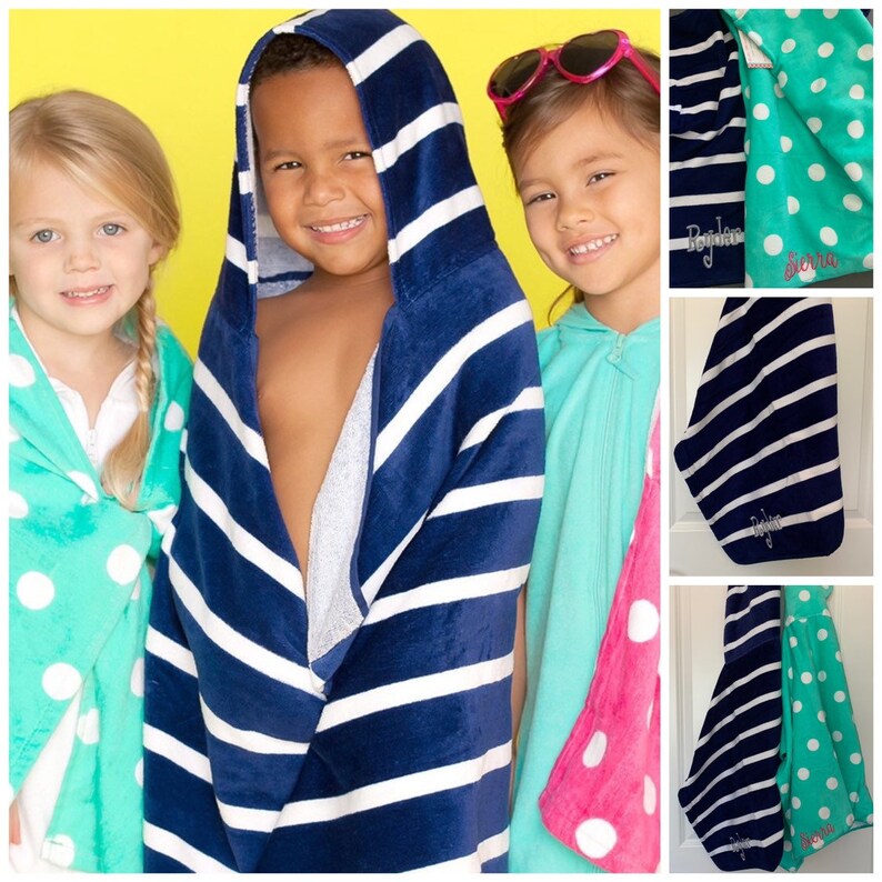 Hooded Beach Towel Pool Towel Hooded Bath Towel Towel Beach Towel