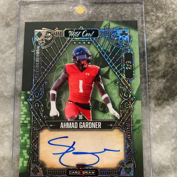 Sauce Gardner Autographed Rookie Card Etsy