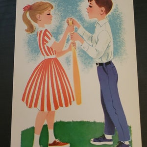 Cartolina vintage della chiesa degli anni '60, ci sei mancato domenica scorsa