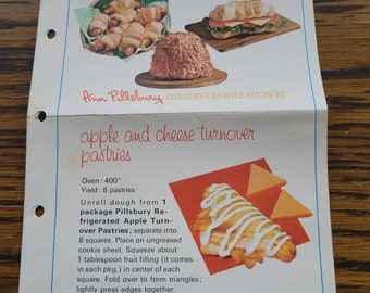 1970s Minute Success Around the Clock Pillsbury Flour Recipes Cook Booklet Pamphlet Vintage Rare Find