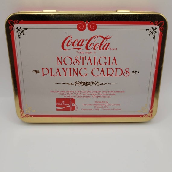 1994 Coca Cola Nostalgia Playing Cards Limited Edition Collectible Tin 2 Decks One New - Etsy 1994 Coca Cola Nostalgia Playing Cards Limited Edition Collectible Tin 2 Decks One New - Etsy