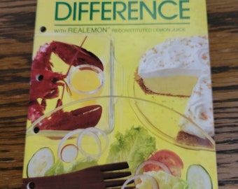 1981 Borden Realemon Recipe Cookbook