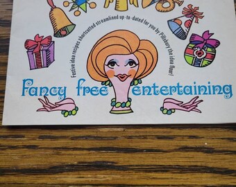 1970s Pillsbury Recipes Booklet: Fancy Free Entertaining