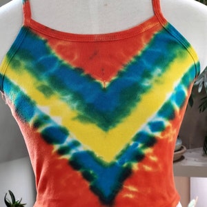 Adult tie dye halter top Size M