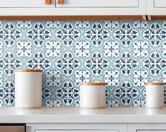 Tile Decal, Mosaic Wall Art, Tile Stickers, Mosaic Tiles, Tiles, Tile, Vinyl Floor Tiles, Peel and Stick Tile, Tile Mural, PACK 24 - SKU:LTD