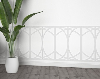 French Style Wall Panels, Wainscot, 3D Decorative Wall Panels, Wainscot Paneling, 3D Accent Wall, French Wrought - SKU:FREN