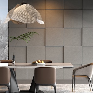 Concrete Modular Squares, 3Dimensional Accent Wall, Large Wall Panels, Easy Installation, SKU:CCSQ