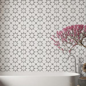 Stickers pour carrelage décoratif, pour sol ou mur, Style Fès, Un moyen facile de personnaliser votre salle de bain, cuisine ou crédence, PAQUET de 10, SKU :MGT