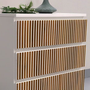 Shanghai Malm Overlay, Furniture Dresser Laminated Appliques, Textured Wood Imitation, SKU:SHMA
