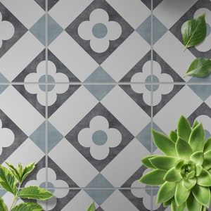 Tile Stickers, tile decals for Kitchen, Bathroom wall or Backsplash, Waterproof and removable - Pack of 10 - SKU:SUAV