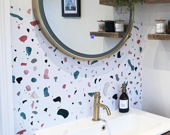 Terrazzo Adhesive Film, Waterproof, Kitchen Backsplash - SKU:TAFKB