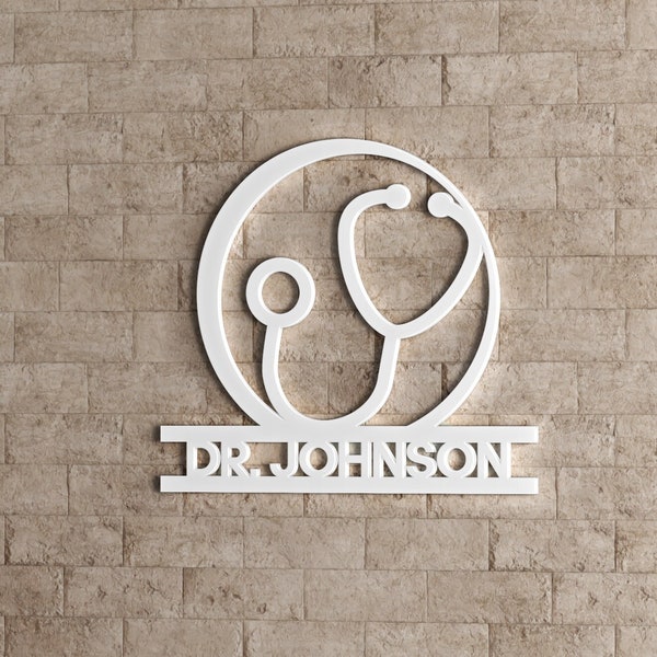 Custom Clinic Medical Wall Decor, Reception Desk Logo, 3D Business Sign, Doctors Office, SKU:CLNC2