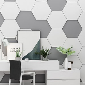 Honeycomb Decorative Wall Art, 30 Hexagons per pack, Hexagon Shape, Geometric Wall Design - SKU:HEX30