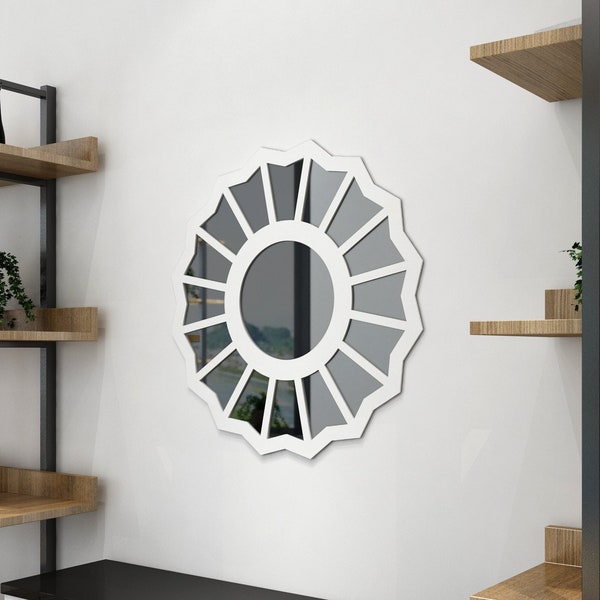 Espejo femenino, Espejo de inspiración divina femenina, Regalo para ella, Decoración de pared 3D, SKU:DIVE